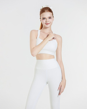  Áo bra tập Yoga Gym Hibi Sports BA525 Kiểu phối cắt sò viền cổ, kèm mút ngực, chất vải cao cấp 