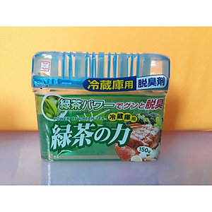Sáp khử mùi tủ lạnh 150g, khử mùi mạnh mẽ các mùi khó chịu đáng lo ngại với sức mạnh của trà xanh - nội địa Nhật Bản
