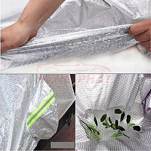 Bạt Phủ Nửa Xe Ô Tô Che Cả Nắp Capo, Bạt Che Nóc Xe Hơi Chống Nắng, Chống Xước Cho Các Dòng Xe