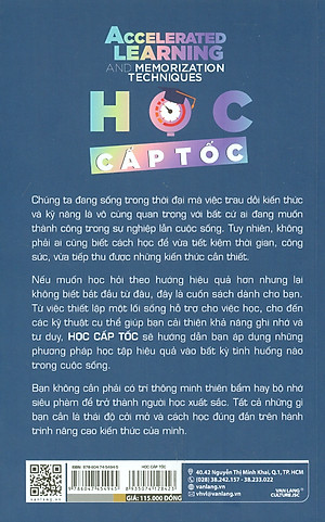HỌC CẤP TỐC - Phương Pháp Học Nhanh - Nhớ Lâu Rèn Luyện Trí Nhớ Và Tư Duy Nhạy Bén