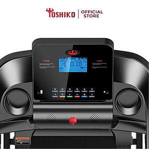 [Trả góp 0% tới 12 tháng] Máy chạy bộ đa năng tại nhà Toshiko MC55, chức năng nâng dốc tự động theo nhu cầu, băng tải rộng, chống trơn trượt, kèm theo đai massage và thanh gập bụng, đồng hồ hiển thị thông số nhịp tim, calo tiêu thụ