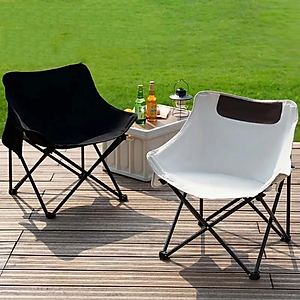 [HCM] Ghế Gấp Gọn Du Lịch, Dã Ngoại – Khung Thép Chịu Lực 120kg, Vải Oxford Bền Bỉ, Kèm Túi Đựng