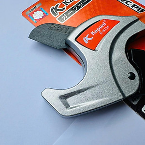 Kéo Cắt Ống Nhựa PVC, PPR, PE 42mm Kapusi – Tay Xám Cam K0234 – Lưỡi Thép Mangan Bền Sắc, Thân Hợp Kim Nhôm Cứng Cáp