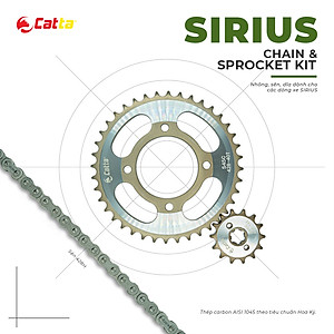 Nhông Sên Dĩa SIRIUS, SIRIUS Fi, TAURUS, SIRIUS 50cc, SIRIUS 110 - Nhông sên dĩa CATTA chất lượng cao 