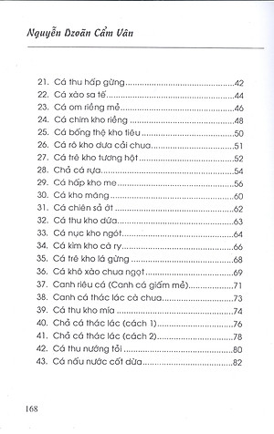 Sách Những Món Ăn Chế Biến Từ Cá (Tái Bản)