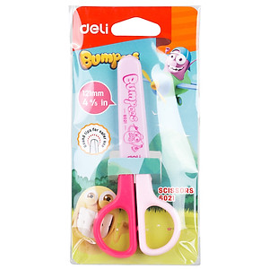 Kéo Học Sinh 121Mm Deli - Hồng/Xanh - 1 Chiếc - E6021