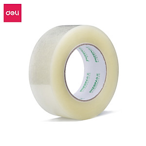 [Lốc 6 Cuộn] Băng Keo Trong , Băng Dính Dán Thùng Đóng Hàng Deli - 60/80/100/150/200 Yards - Dày Dai Chống Nước Khó Đứt 