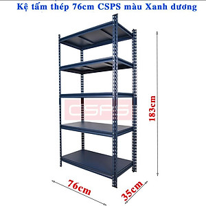 Kệ tấm thép 76cm CSPS màu Xanh dương