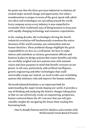 The Fourth Industrial Revolution