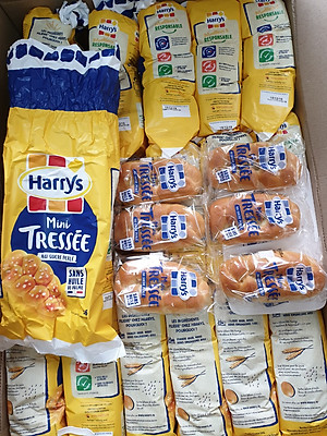 Combo 02 bánh mỳ hoa cúc Harrys Brioche Mini 210g