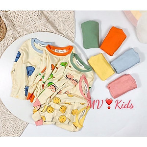 Mua Bộ Quần Áo Dài Tay MINKY MOM Thun Lạnh cho Trẻ Em Bé Trai Bé