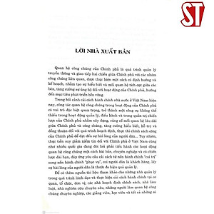 Sách - Quan Hệ Công Chúng Của Chính Phủ Trong Bối Cảnh Cải Cách Hành Chính Nhà Nước ở Việt Nam - NXB Chính Trị Quốc Gia
