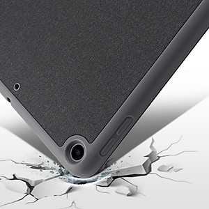Case bao da chống sốc canvas cho iPad 9.7 inch 2017 / 2018 / iPad Pro 9.7 inch hiệu Mutural Yashi Series trang bị ngăn đựng bút, thiết kế tản nhiệt, hỗ trợ smartsleep - hàng nhập khẩu