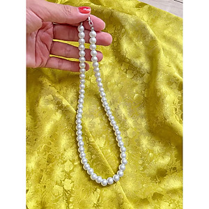 Bộ trang sức vòng cổ và lắc tay ngọc trai trắng 