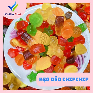 500g Kẹo Dẻo Chip Chip Nhiều Màu Sắc VietTin Mart