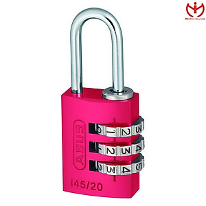 Ổ khóa số ABUS 145/20 thân nhôm rộng 20mm khóa vali hành lý - MSOFT
