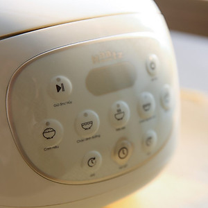 Nồi Cơm Điện Lòng Gốm 1,2L HAATZ CIM250 Công Suất 500W, 6 Chế Độ, Hẹn Giờ, Hàng Chính Hãng