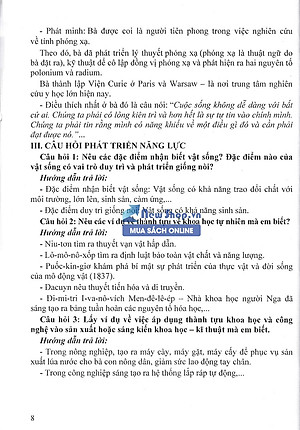 Sách HƯỚNG DẪN TRẢ LỜI CÂU HỎI KHOA HỌC TỰ NHIÊN 6 (BÁM SÁT SGK KẾT NỐI TRI THỨC VỚI CUỘC SỐNG)