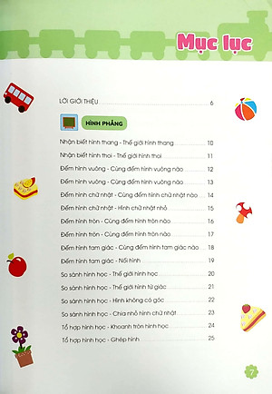 Sách Thiên Tài Toán Học (5-6 Tuổi) - Phát Triển Tư Duy Hình Học