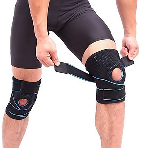 Đai bảo vệ đầu gối AOLIKES A-7908 lò xo đàn hồi trợ lực hỗ trợ dây chằng khớp gối sport knee pad