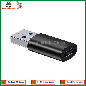 Đầu Chuyển USB Sang Type C tốc độ cao Baseus Ingenuity Series Mini OTG Gen2 (USB-A 3.1 Full Size to Type C, 10Gbps High speed OTG, PD Fast charge Support)- Hàng chính hãng