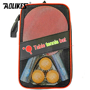 Bộ 2 vợt bóng bàn tặng kèm 3 bóng AOLIKES A-9845 table tennis bat