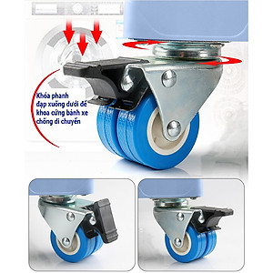 Kê chân tủ lạnh máy giặt có 8 trụ 4 bánh đôi