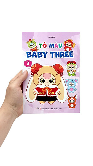 Sách - Tô Màu Baby Three 3