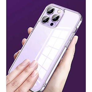 Ốp lưng siêu mỏng 0.3mm chống ố cho iPhone 15 Pro Max / 15 Pro / 15 Plus / 15 hiệu Memumi Crystal thiết kế ôm sát máy, chống sốc , chống trầy xước - Hàng nhập khẩu 