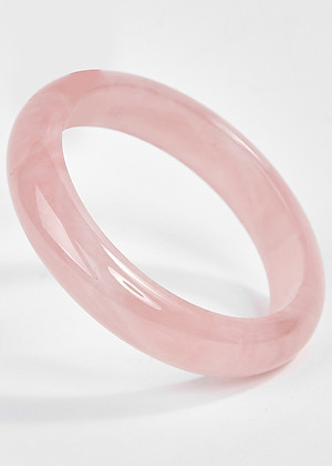 Vòng Tay Thạch Anh Hồng Liền Khối Ngọc Quý Gemstones