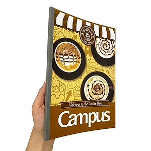Bộ 2 Vở Kẻ Ngang Có Chấm Coffee Shop 120 Trang