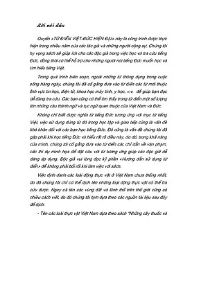 Từ Điển Việt - Đức Hiện Đại (Tái Bản)