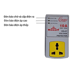 Bộ trễ Delay Robot DL10C bảo vệ thiết bị lạnh – Hàng chính hãng