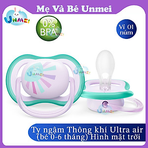Núm Ty Ngậm Philips Avent Thông Khí Ultra Air - Vỉ Đơn -Mẹ và Bé Unmei Avent