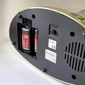 Đồng hồ Rhythm 4RH737WD18 Kt 21.4 x 24.1 x 12.2cm, 1.3kg Vỏ nhựa. Dùng Pin.