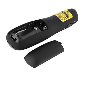[Loại Tốt] Bút Chỉ Laser Trình Chiếu Điều Khiển Không Dây Từ Xa KhoNCC-R400 2.4ghz Hàng Chính Hãng Dùng Khi Thuyết Trình PowerPoint - KLVQ-BTC-R400-200 (Đen)