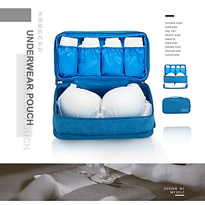 Túi Đựng Đồ Lót Đi Du Lịch Nhiều Ngăn Nhỏ Gọn Không Thấm Nước Tiện Dụng