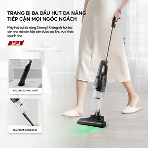 Máy hút bụi cầm tay có dây JETZT X9, lực hút 19000PA, hàng chính hãng