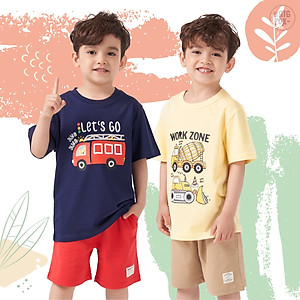 Áo thun bé trai BIGFOX - MISS MEOW size đại, áo cho bé chất cotton phong cách Âu Mỹ 10 - 26 kg QATE 03