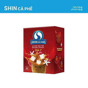 Cà phê hòa tan sấy nóng 3 in 1 - SHIN Cà Phê - Hộp 20 gói