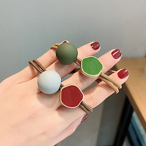 Dây buộc tóc nữ Morandi [Set 5 dây] NASI dễ thương phong cách hàn quốc thun cột tóc nữ co giãn tốt phụ kiện tóc