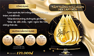 Combo Kem Body Collagen X3 Luxury + Tắm Trắng Mix Saffron + Kích Trắng Da Toàn Thân X3