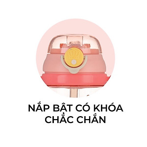 Bình Nước HoKori 450ml Nhựa Việt Nhật Cao Cấp An Toàn Chuẩn Nhật , EU - Hàng chính hãng 