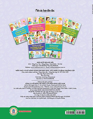 Combo 6 Quyển Kiến Thức Và Kỹ Năng Dành Cho Học Sinh: Chăm Sóc Sức Khoẻ + Thể Dục, Vui Chơi, Nghỉ Ngơi, Ăn Uống + Giữ Gìn Vệ Sinh + Những Việc Cần Làm + Sức Khoẻ Và Bệnh Thường Gặp + An Toàn Ở Nhà, Ra Đường, Trong Trường