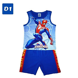 Bộ đồ siêu nhân nhện từ 10-42kg - thun cotton -Kiến Lửa