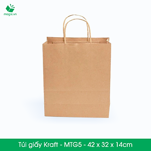 MTG5 MTG5T - COMBO 25 TÚI GIẤY KRAFT - 42x32x14 cm
