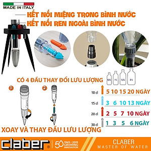 Đầu Tưới Cây Nhỏ Giọt Chậu Cây Idris + Chân Đế/ Idris Claber 8055