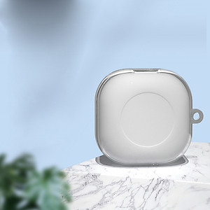Case ốp cho Samsung Galaxy Buds 2 Pro/ Buds 2/ Buds Pro/ Buds Live TPU Kai Trong Suốt Animal Kèm Móc Treo_ Hàng Chính Hãng