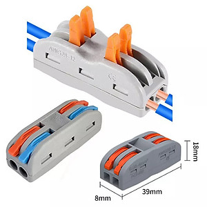 Đầu nối dây điện Domino - Thiết kế chắc chắn, an toàn, nối dây siêu nhanh