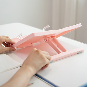 Giá đọc sách chống cận thị bằng nhựa Deli - màu trắng /hồng/xanh dương- 70530 / 70530A